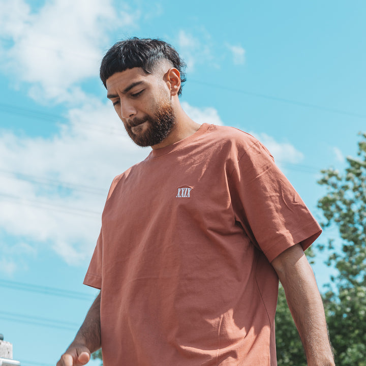 neunzehn29 Oversize Shirt Heritage Brown